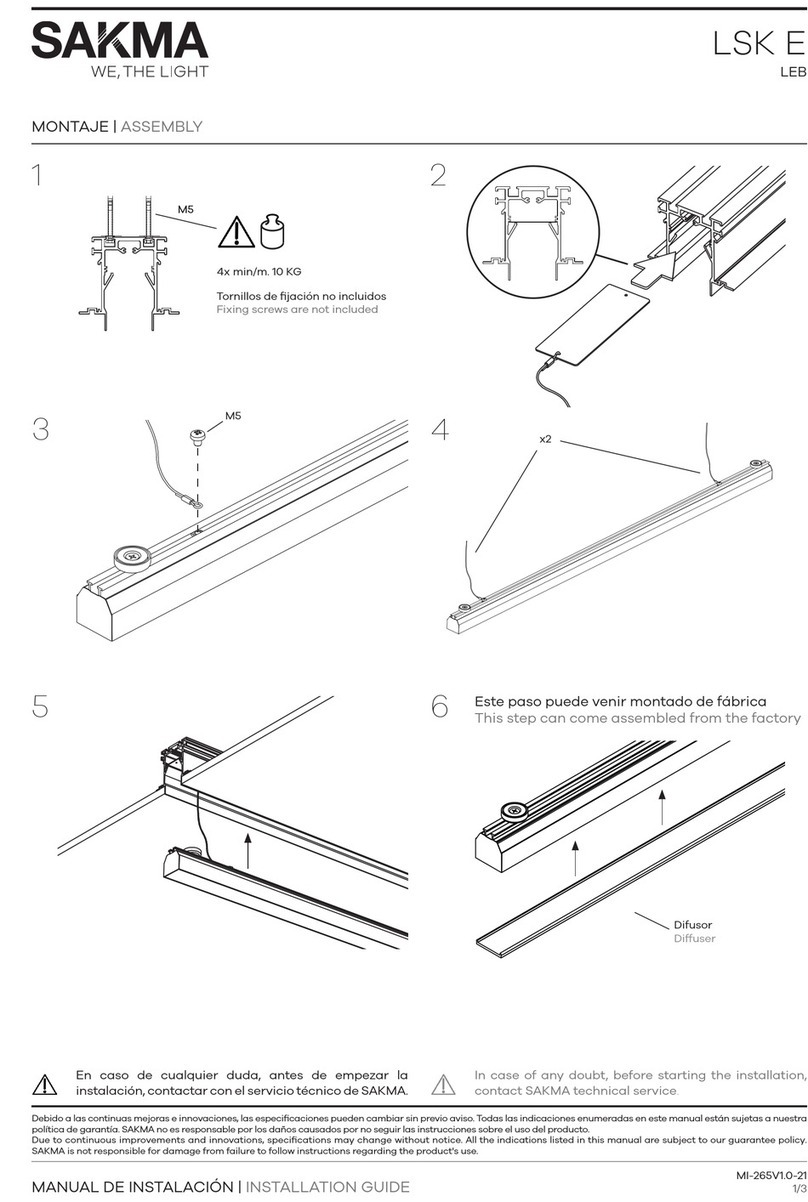 SAKMA LSK E User manual