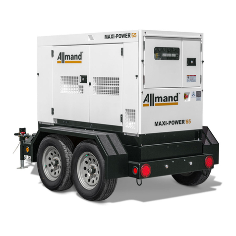 Allmand Maxi-Power MP65-8C1 Operator's manual