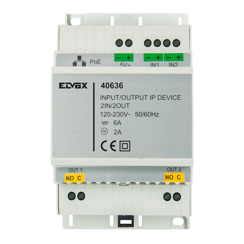 Vimar ELVOX 40636 instruction sheet Vimar ELVOX 40636 instruction sheet