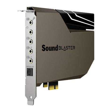 Creative Sound BLASTER AE-7 SB1800 quick start guide Creative Sound BLASTER AE-7 SB1800 quick start guide