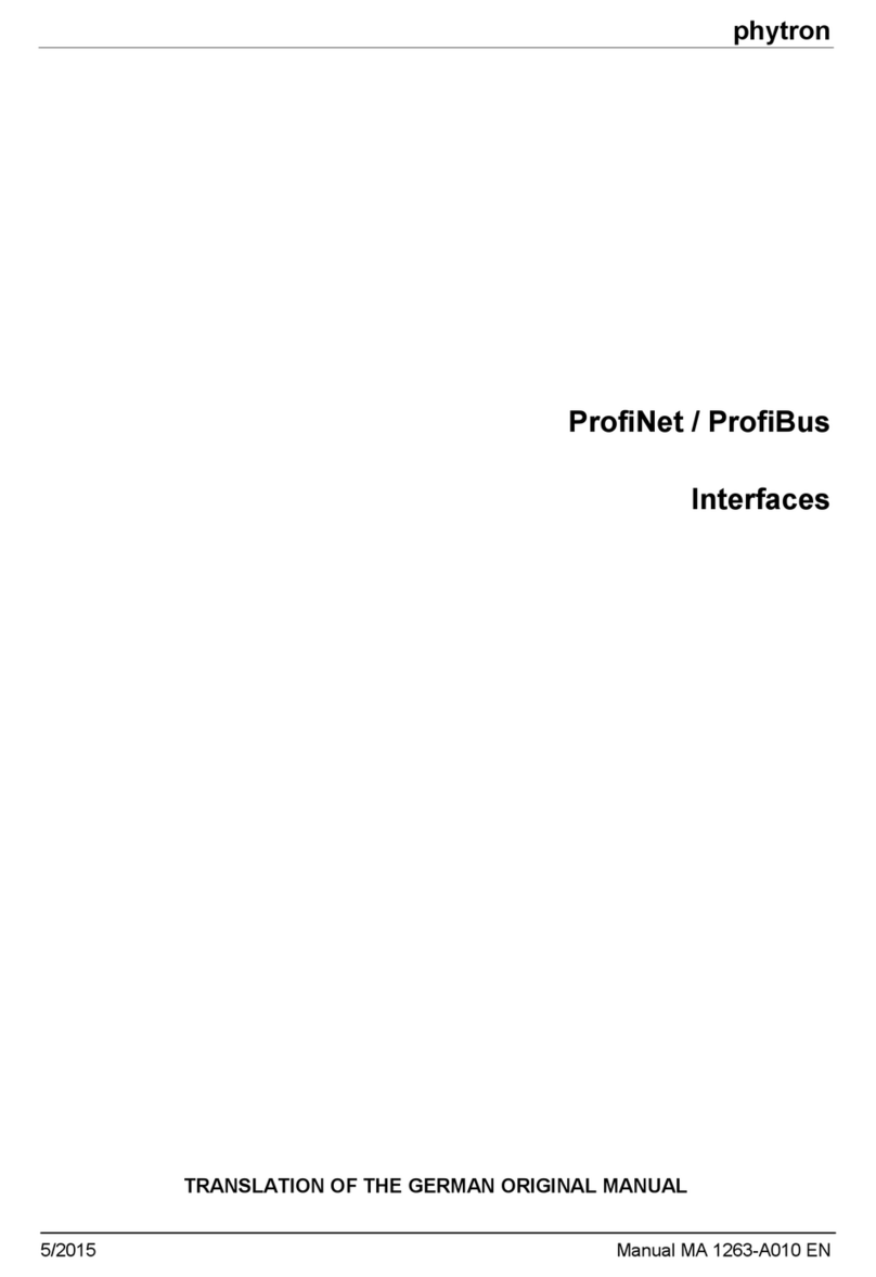phytron ProfiNet Translation of the original manual