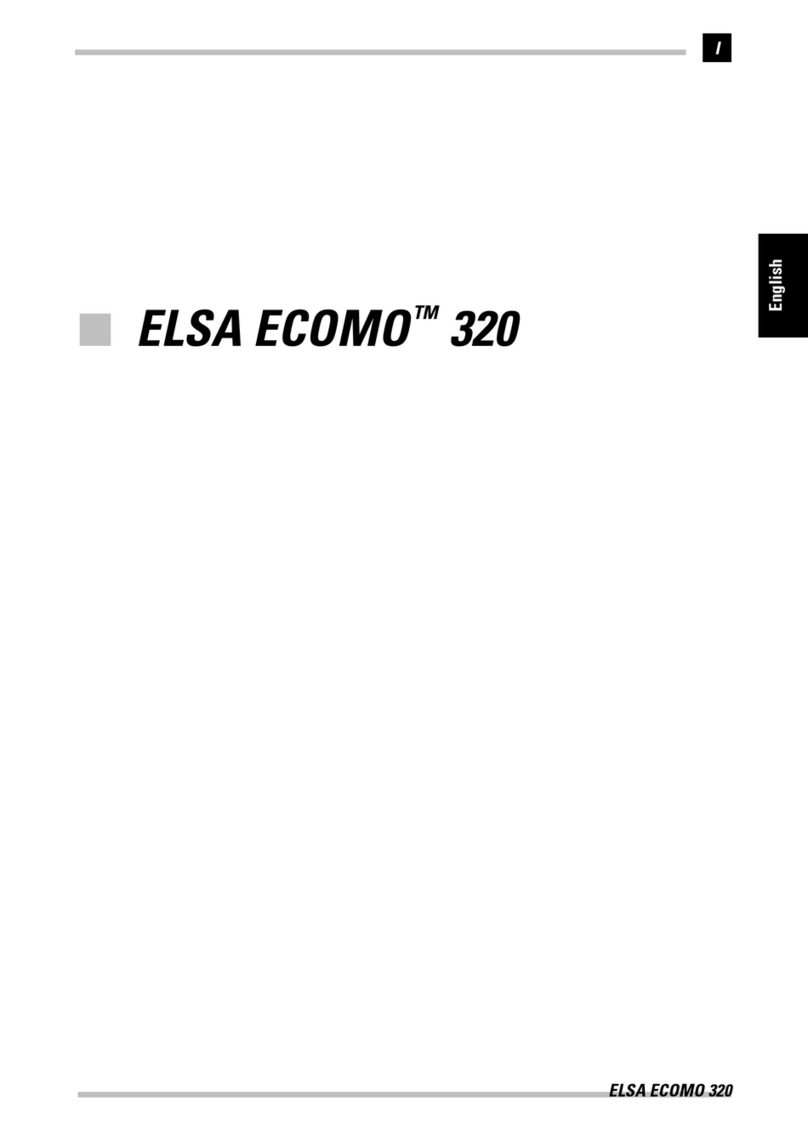 ELSA ECOMO 320 User manual