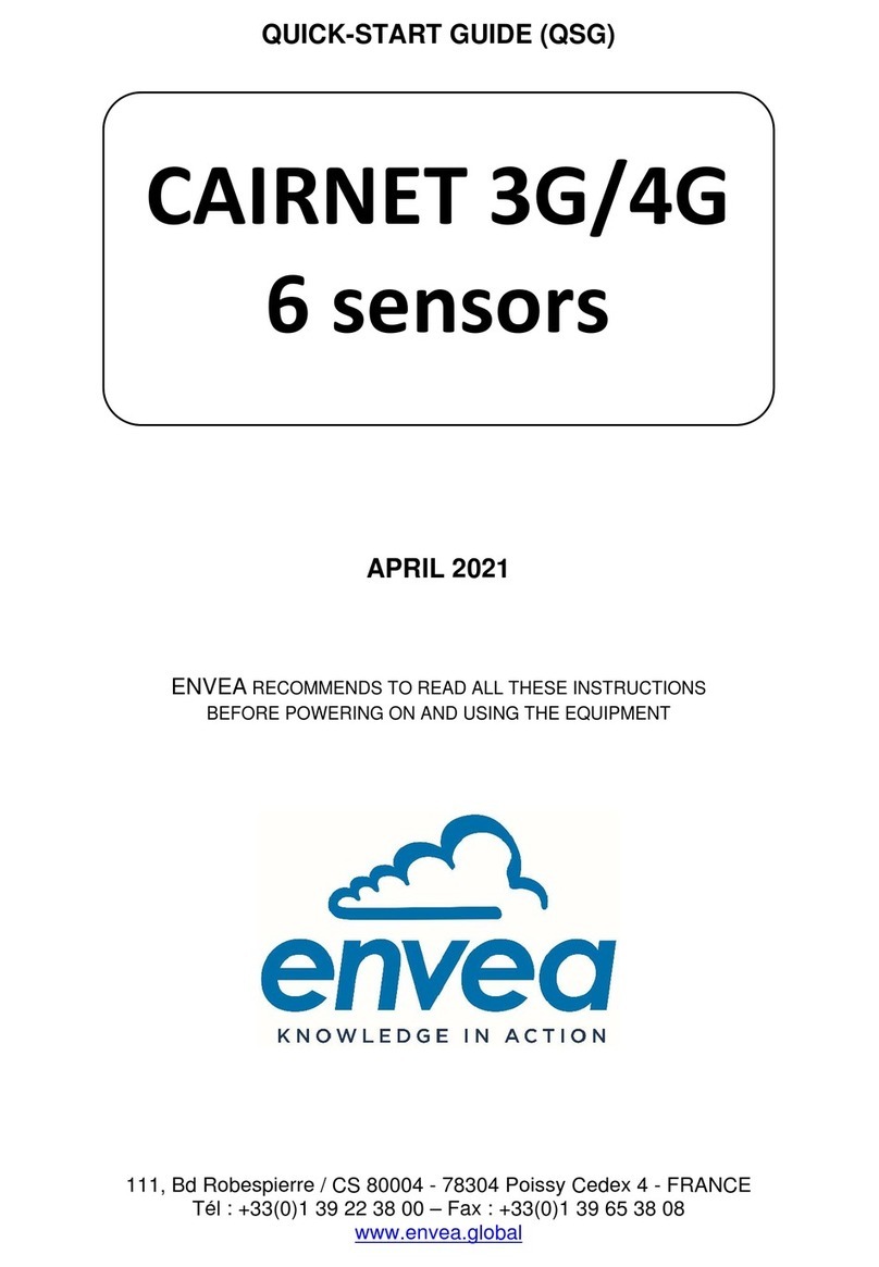 envea CAIRNET quick start guide