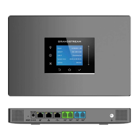 Grandstream Networks UCM6300 Series user guide