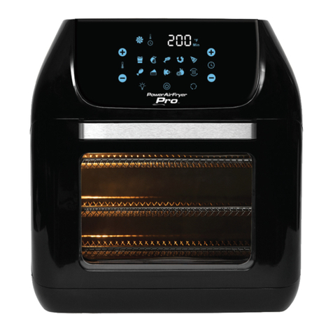 Tristar Cares PowerAirFryerPro TXG-KE10L XLT quick start guide