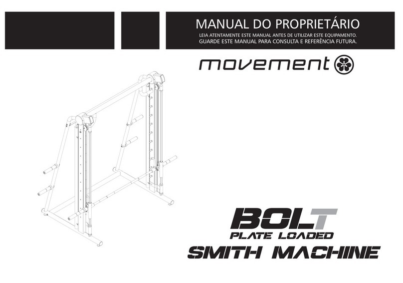 Movement BOLT PLATE LOADED SMITH MACHINE User manual