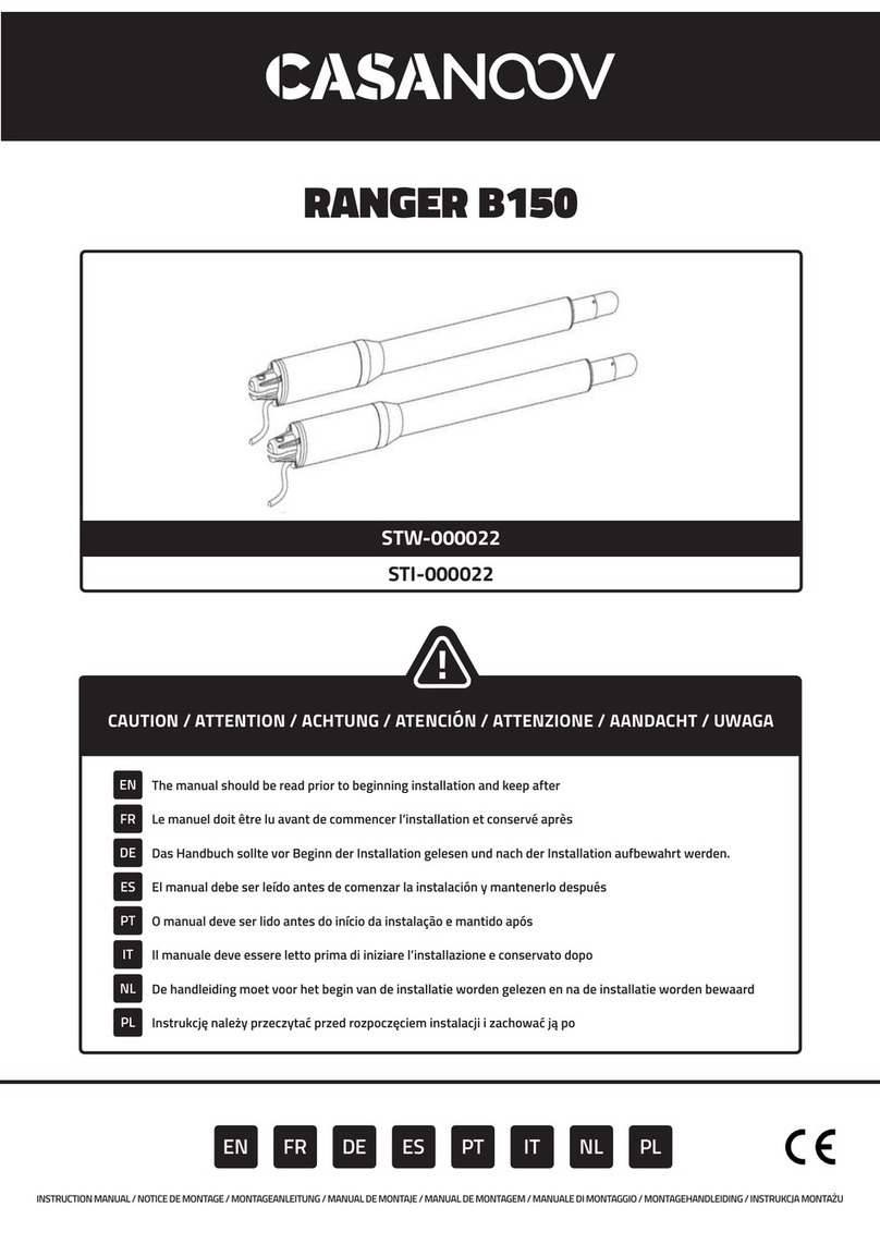 Casanoov RANGER B150 instruction manual