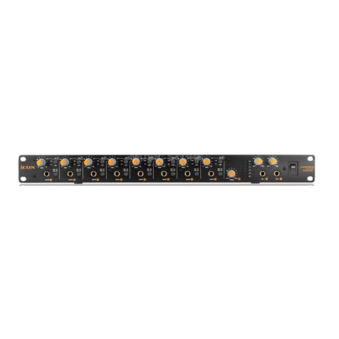 ICON UMIX1010 RACK User manual