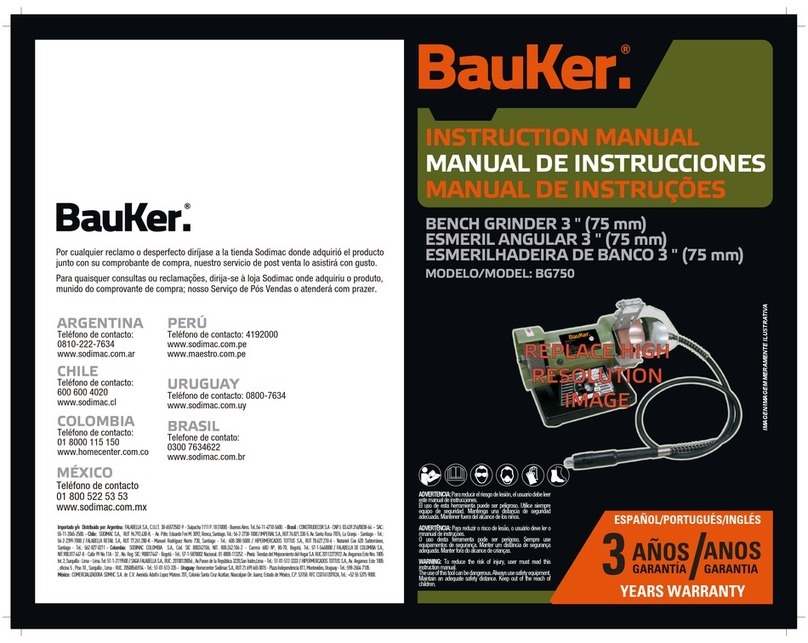 BAUKER BG750 User manual