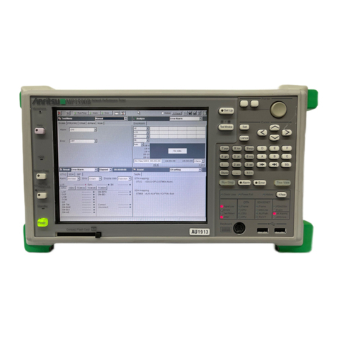 Anritsu MP1590B-30 Operation manual