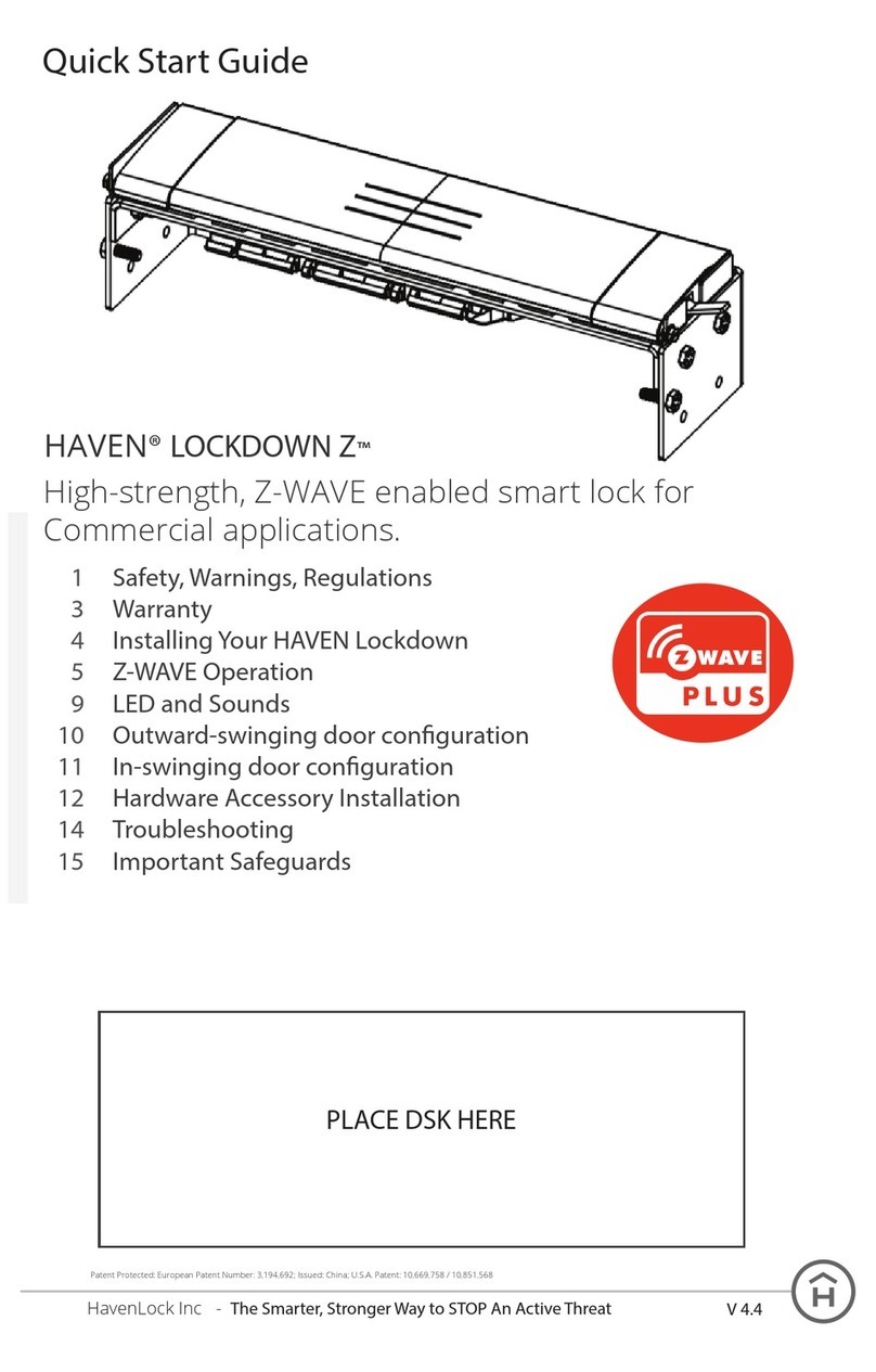 HavenLock HAVEN LOCKDOWN Z User manual