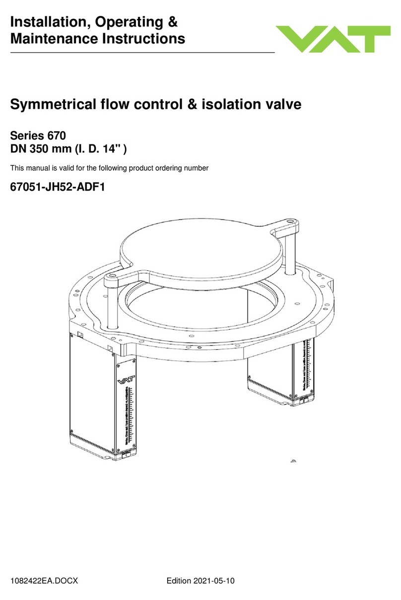VAT 670 Series Assembly instructions