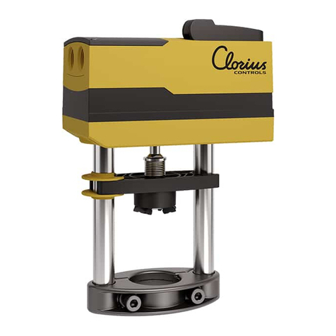 Clorius Controls AVM321 Fitting instructions