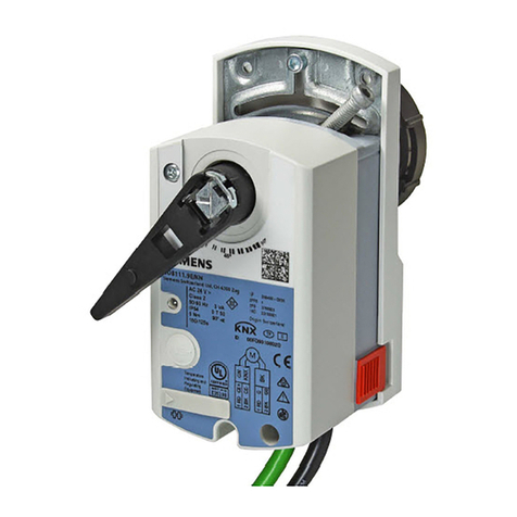 Siemens GDB 9E Series User manual