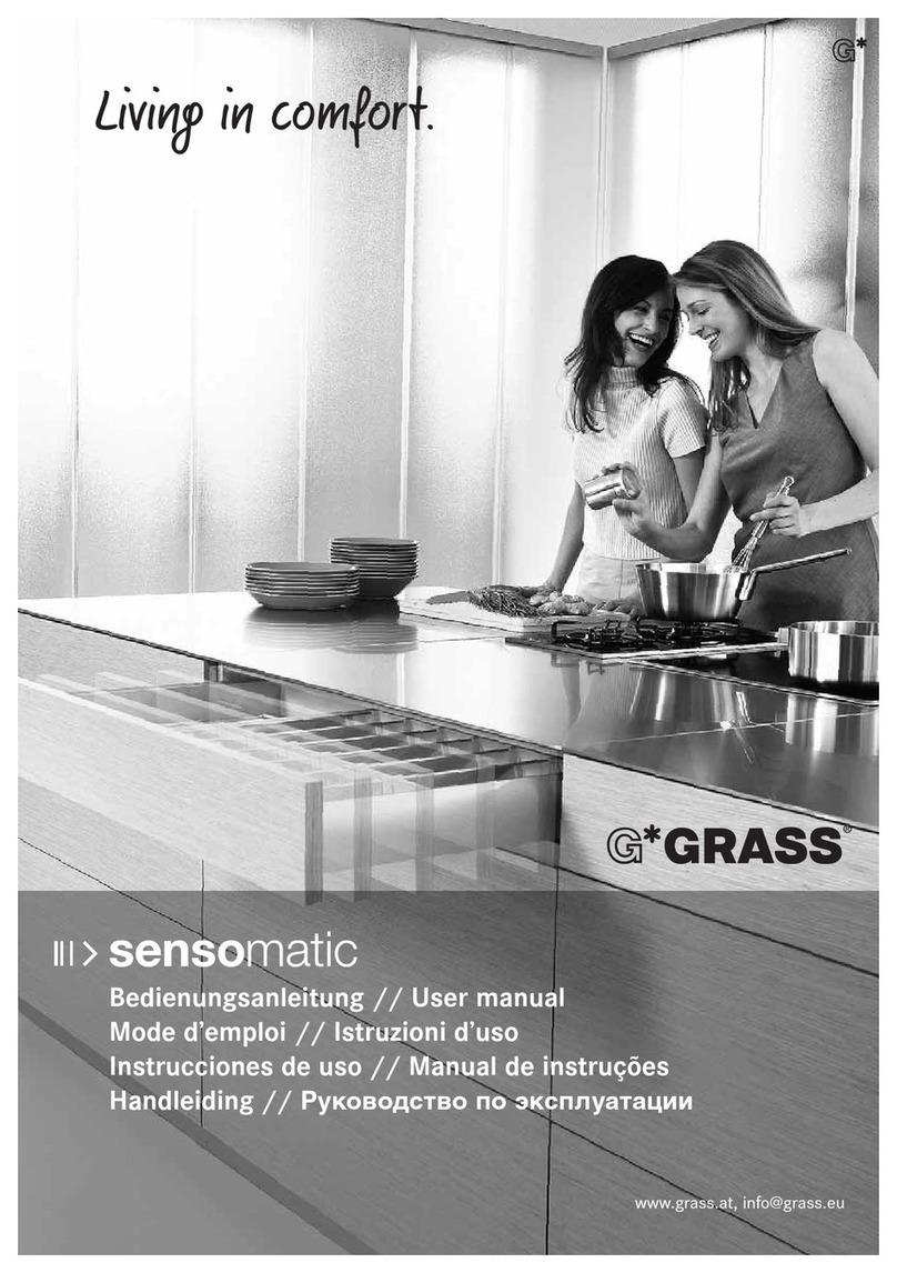 GRASS sensomatic P600M user manual