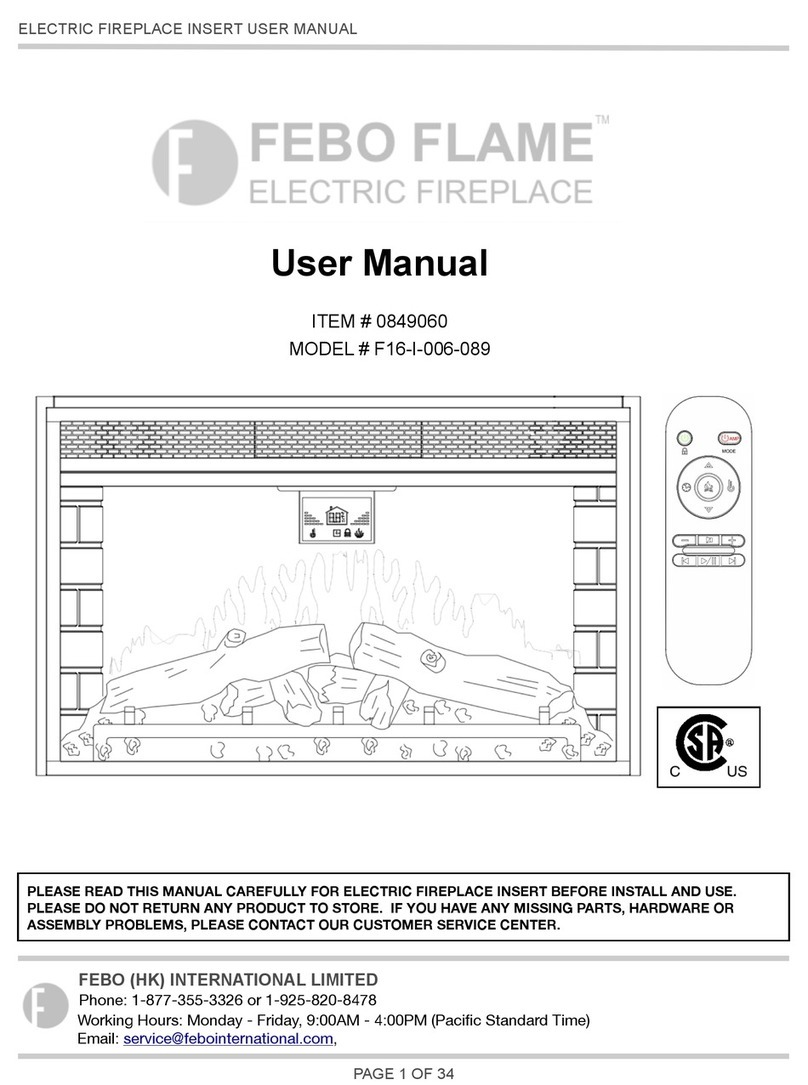 Febo Flame F16-I-006-089 user manual