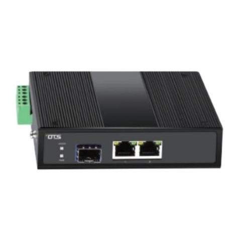OTS ET2212PpH-S-DR Quick installation guide
