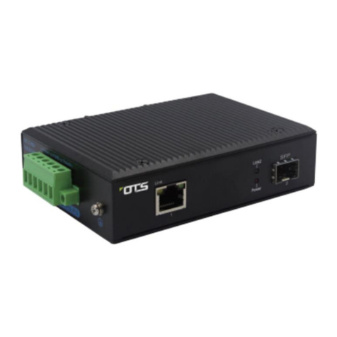 OTS ET1212Pp-S-DR Quick installation guide