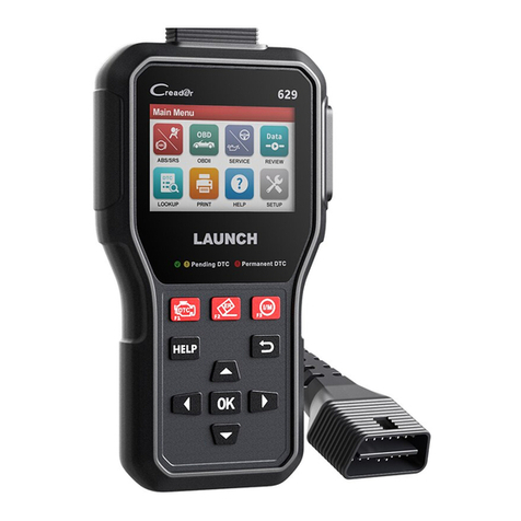 Launch Creader 629 User manual