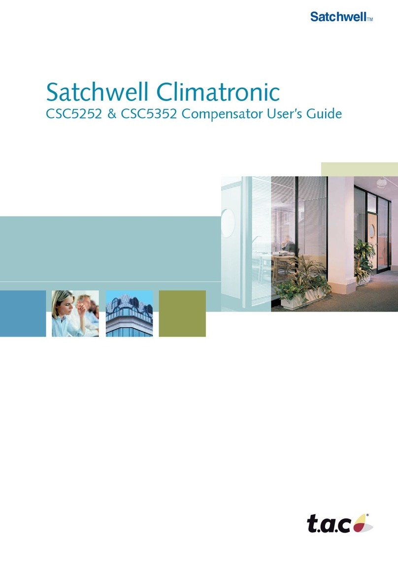 t.a.c. Satchwell Climatronic CSC5252 user guide