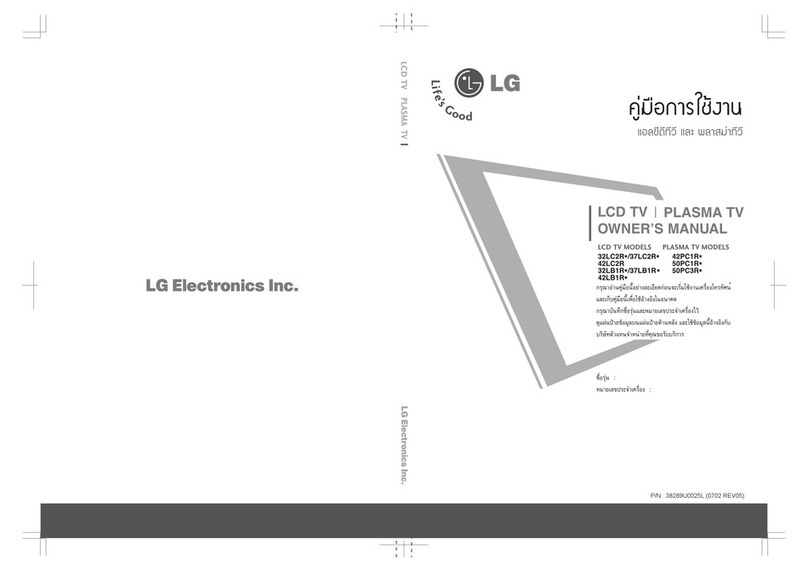 LG 32LC2R Series User manual