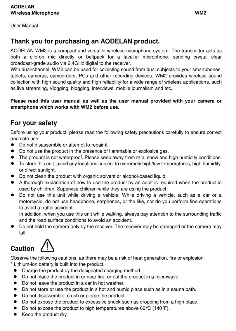 AODELAN WM2 user manual