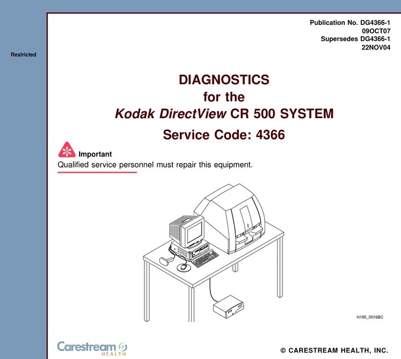 Carestream Kodak DirectView CR 500 SYSTEM Setup guide
