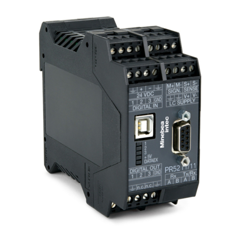 Minebea Intec PR 5211 Series User manual