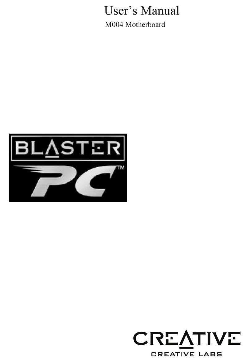 Creative BLASTER PC M004 user manual