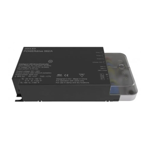 eldoLED Artecta POWERdrive 562 User manual