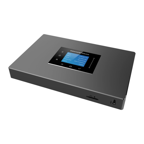 Grandstream Networks UCM6301 Quick installation guide