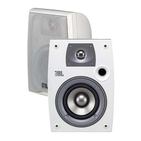 JBL Northridge Series User manual JBL Northridge Series User manual