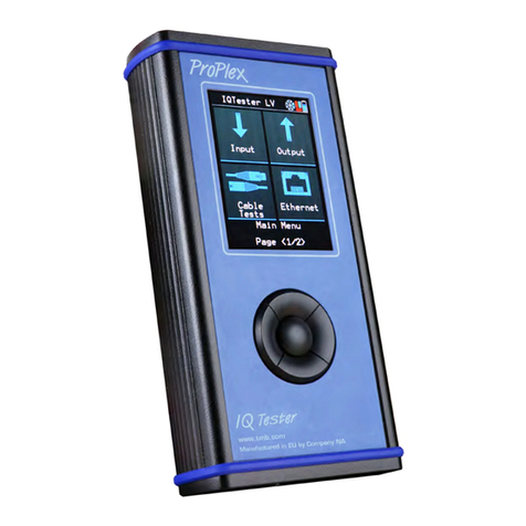 ProPlex IQ Tester LV user manual