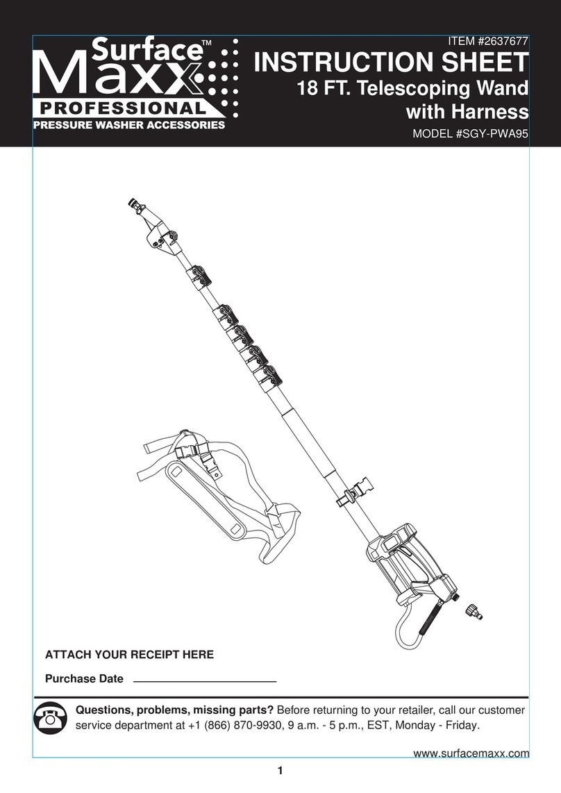 SurfaceMaxx SGY-PWA95 instruction sheet