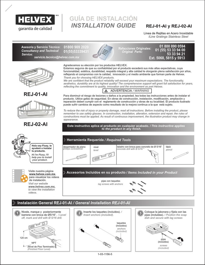 Helvex REJ-01-AI User manual