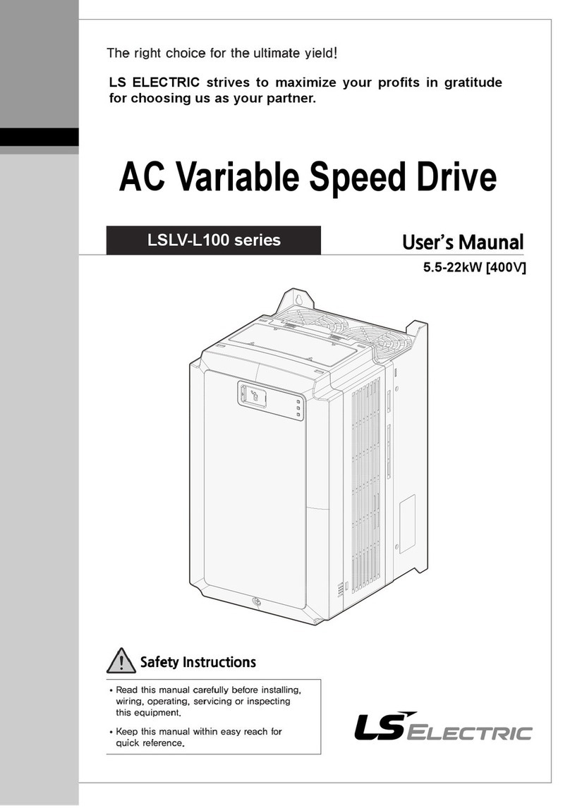 LS ELECTRIC LSLV-L100 Series User manual