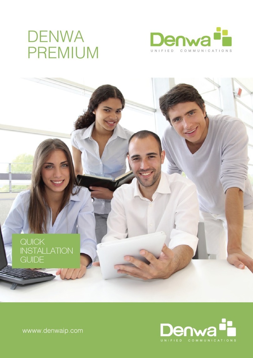 Denwa Communications Premium DWP-M808A Quick installation guide