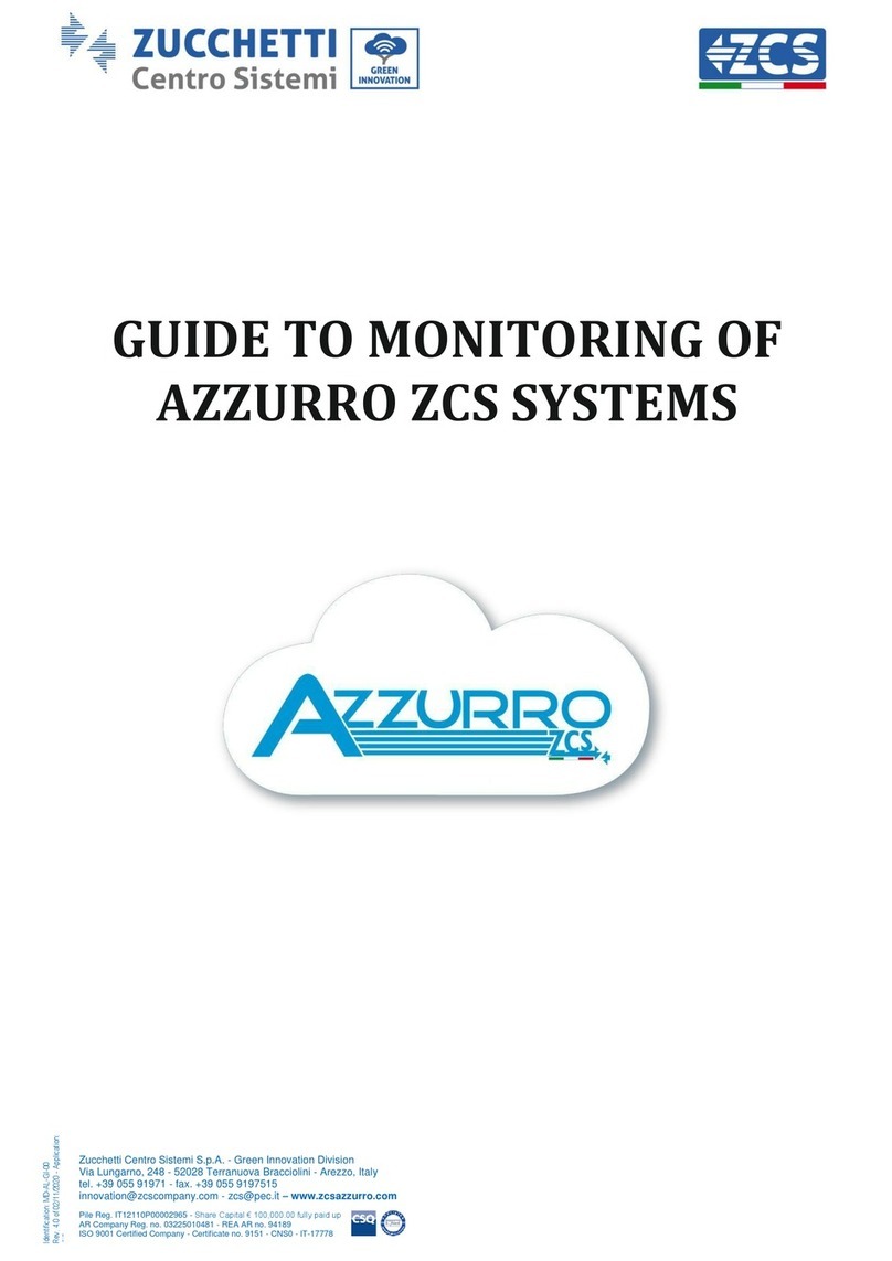 ZCS AZZURRO Series Guide to Monitoring