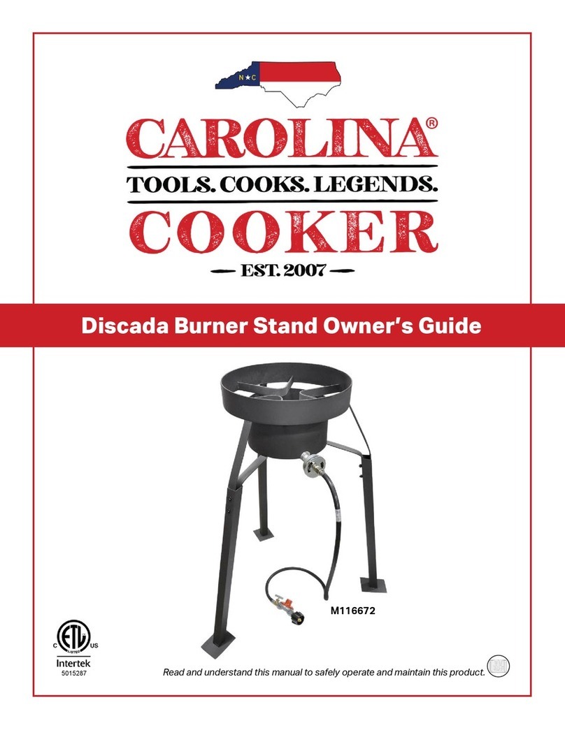 Carolina Cooker M116672 owner's guide