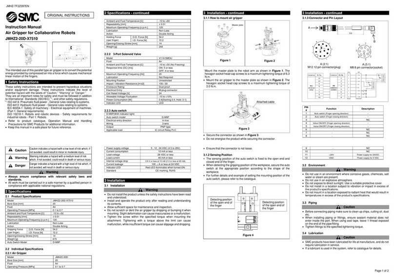 SMC Networks JMHZ2-20D-X7510 Original instructions