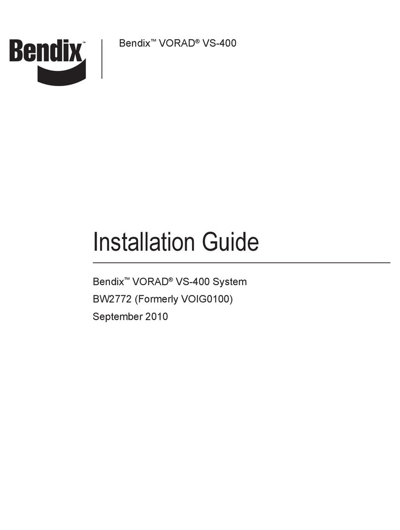 BENDIX VORAD VS-400 User manual