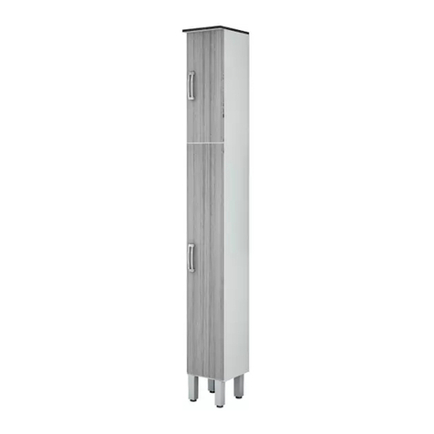 Poliman Paneleiro Simples 512.8 Installation guide
