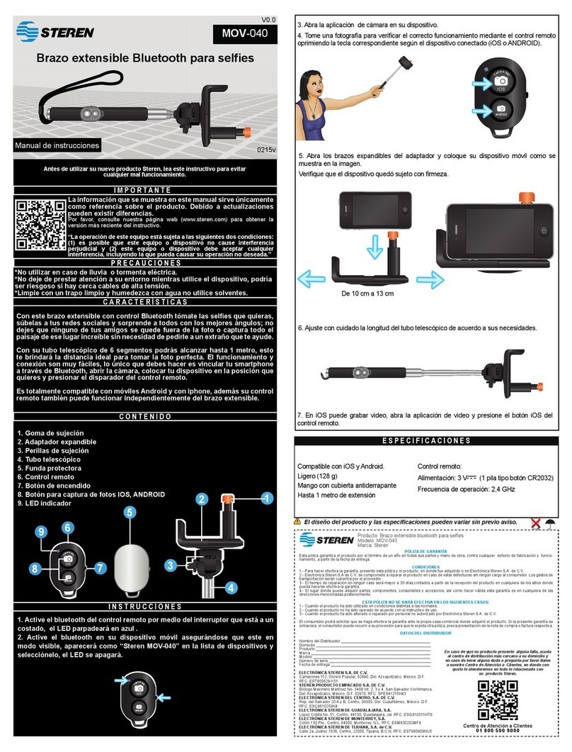 Steren MOV-040 User manual