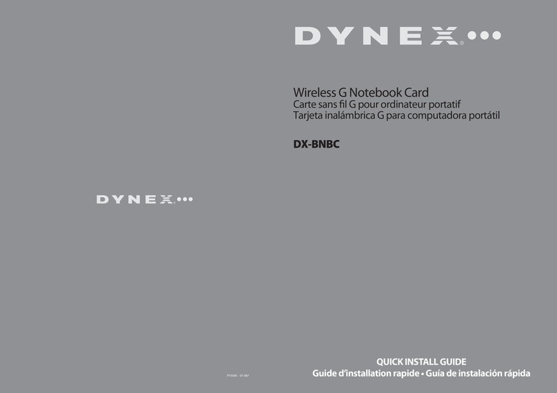 Dynex DX-BNBC Quick install guide Dynex DX-BNBC Quick install guide