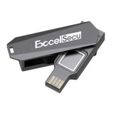 Excelsecu Data Technology eSecu FIDO2 Pro+ Fingerprint Key user manual Excelsecu Data Technology eSecu FIDO2 Pro+ Fingerprint Key user manual