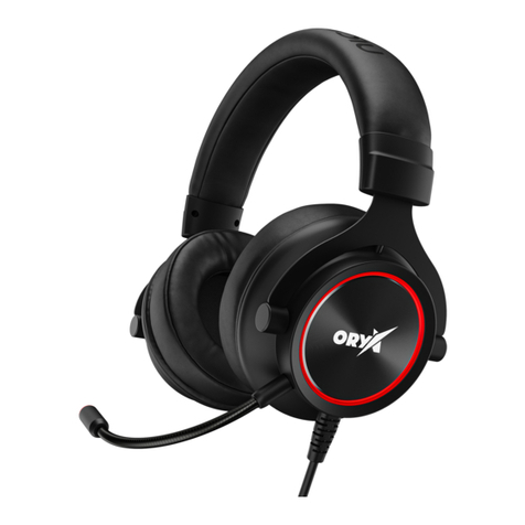 Niceboy ORYX X500 SHADOW User manual