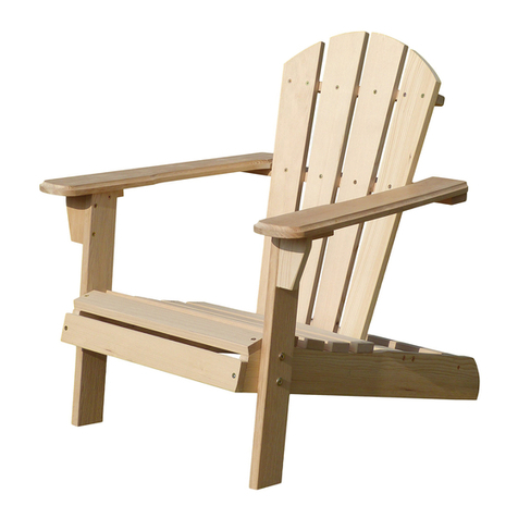 Turtleplay Kids Adirondack Chair Kit Care Instructions