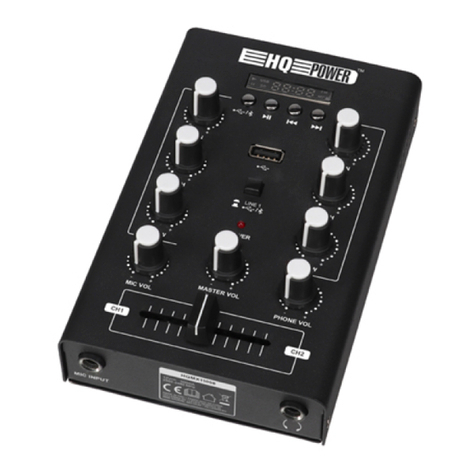 Velleman HQ Power HQMX11008 user manual