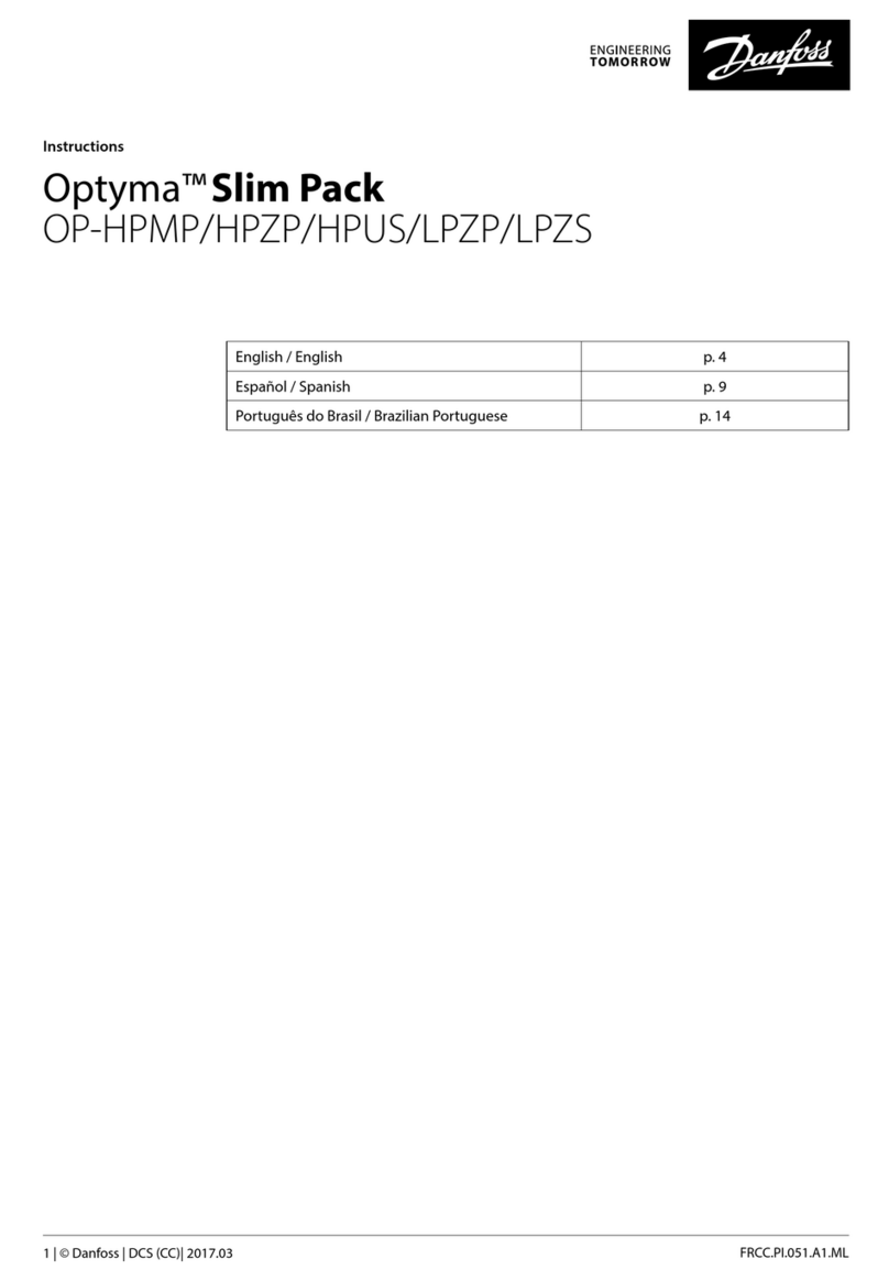 Danfoss Optyma Slim Pack User manual