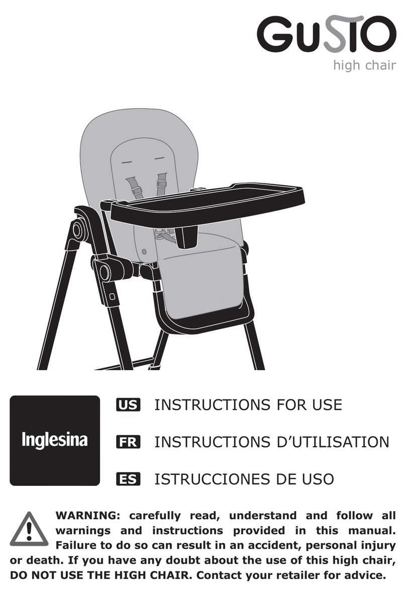 Gusto Inglesina Instructions for use
